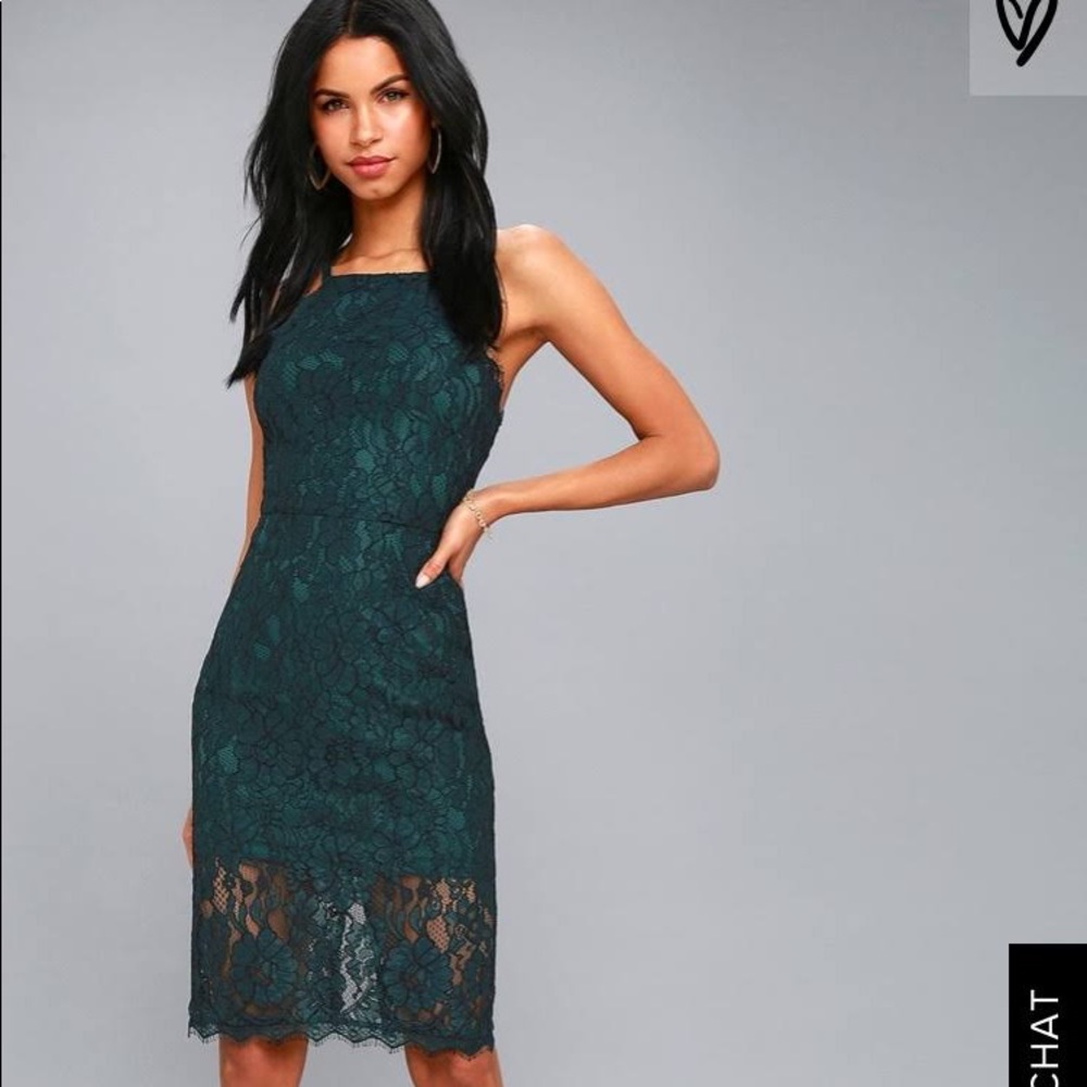 NWOT! Lace midi dress